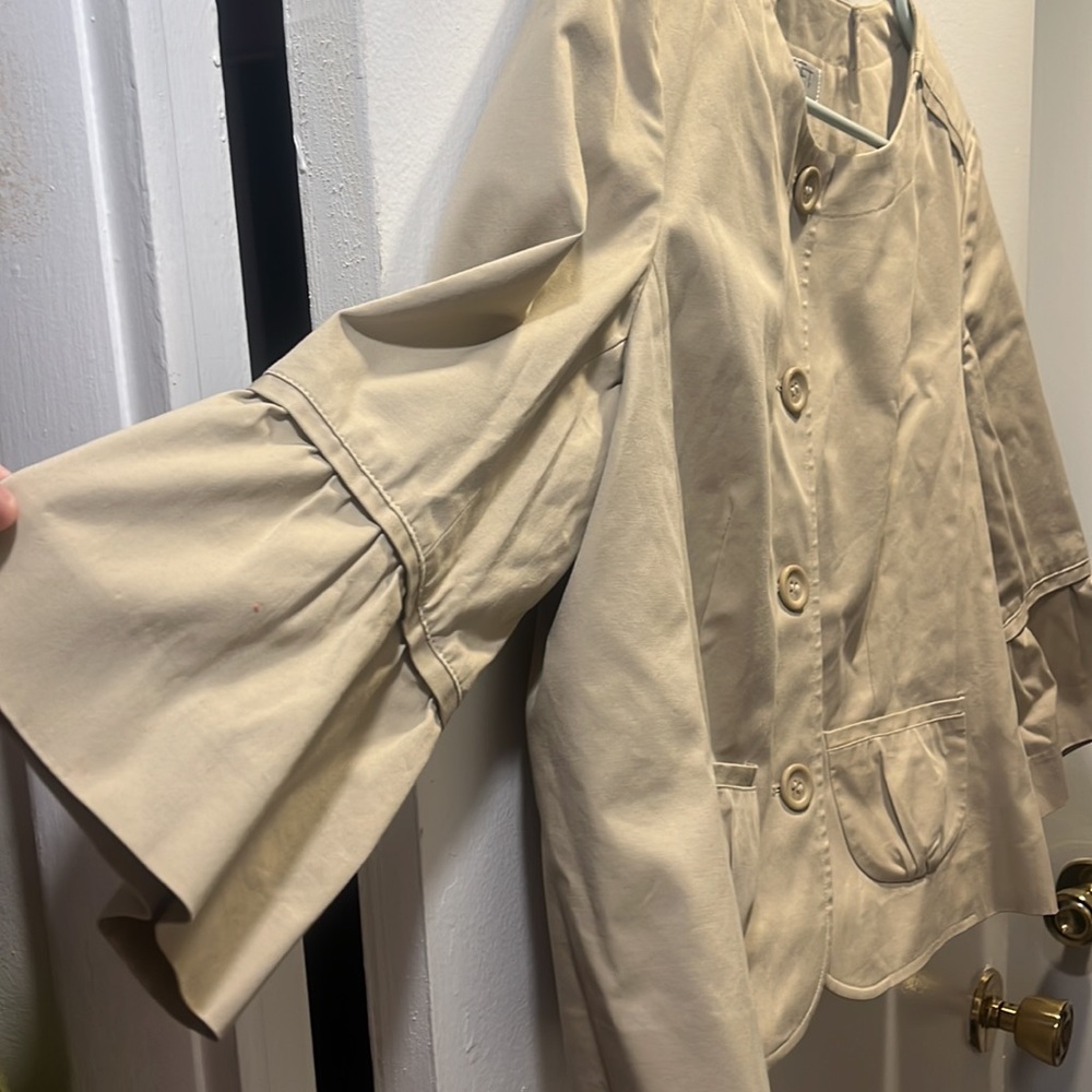 Ann Taylor Loft Petites Size 14 P Women’s Button Jacket Pockets SEND OFFERS - Picture 4 of 5